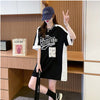 絶対流行 一目惚れ 個性的なデザイン 2色選択可 プリント Tシャツ カットソー＜S-8279＞