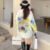 大人可愛い プラスベルベット デザイン性抜群 ニット<S-10306>