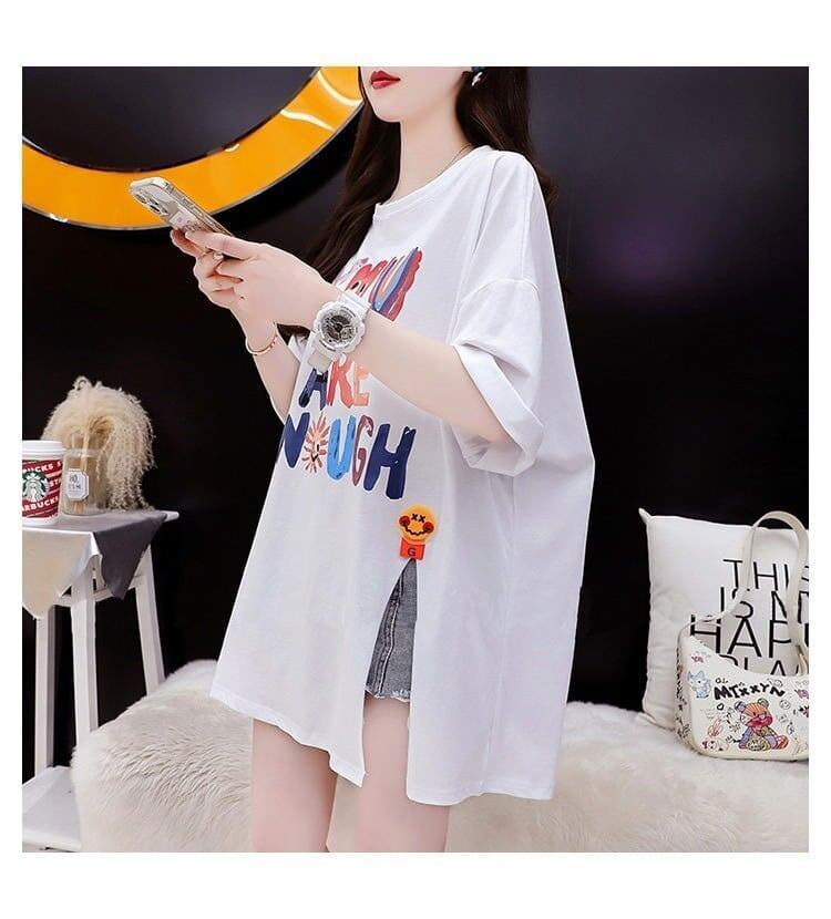 ストリートトレンド韓国風コットン半袖Tシャツ<S-2962>