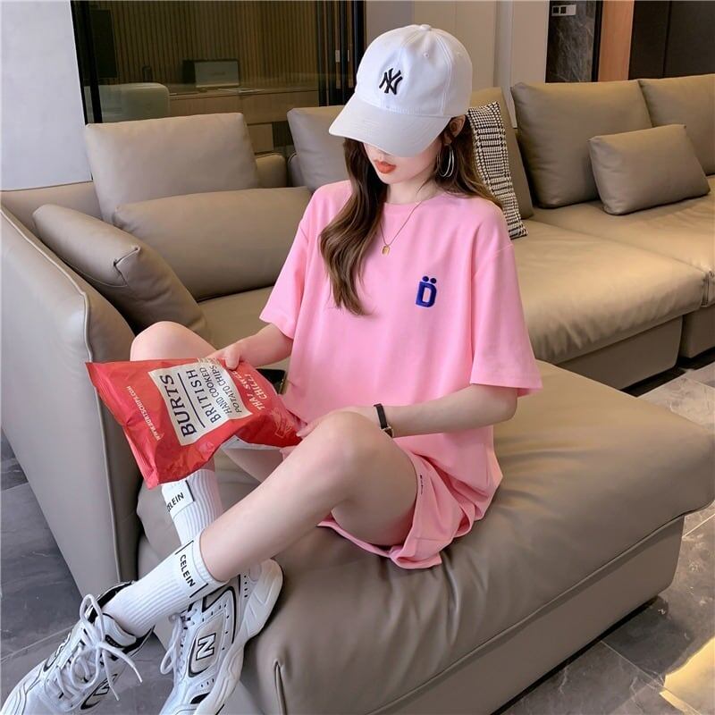 話題沸騰中 カジュアル 肌触り抜群 全3色 半袖 Tシャツ ショートパンツ セットアップ ＜S-8973＞