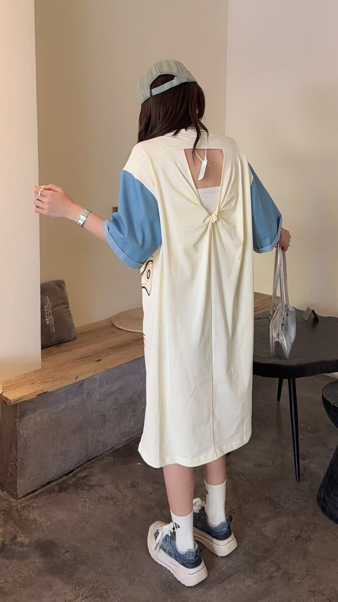 着回し力抜群 好感度UP 海外トレンド カジュアル 全3色 半袖 Tシャツ ＜S-11464＞