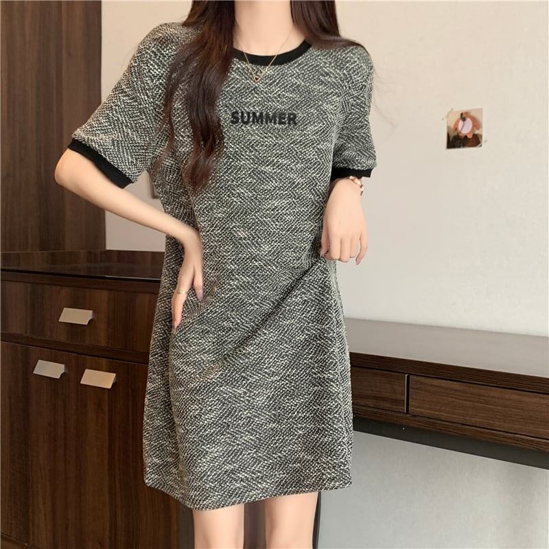 着回し力抜群 Tシャツ カジュアル ゆったりワンピース ＜S-8506＞