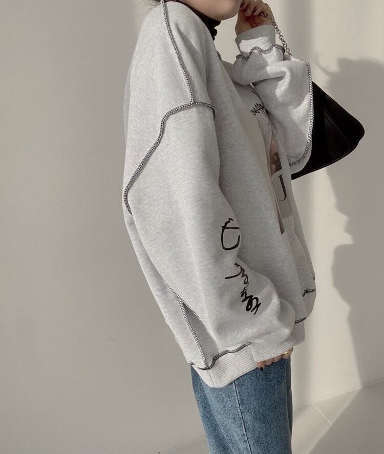 美人度アップ  超人気商品 スウェット<S-3987>