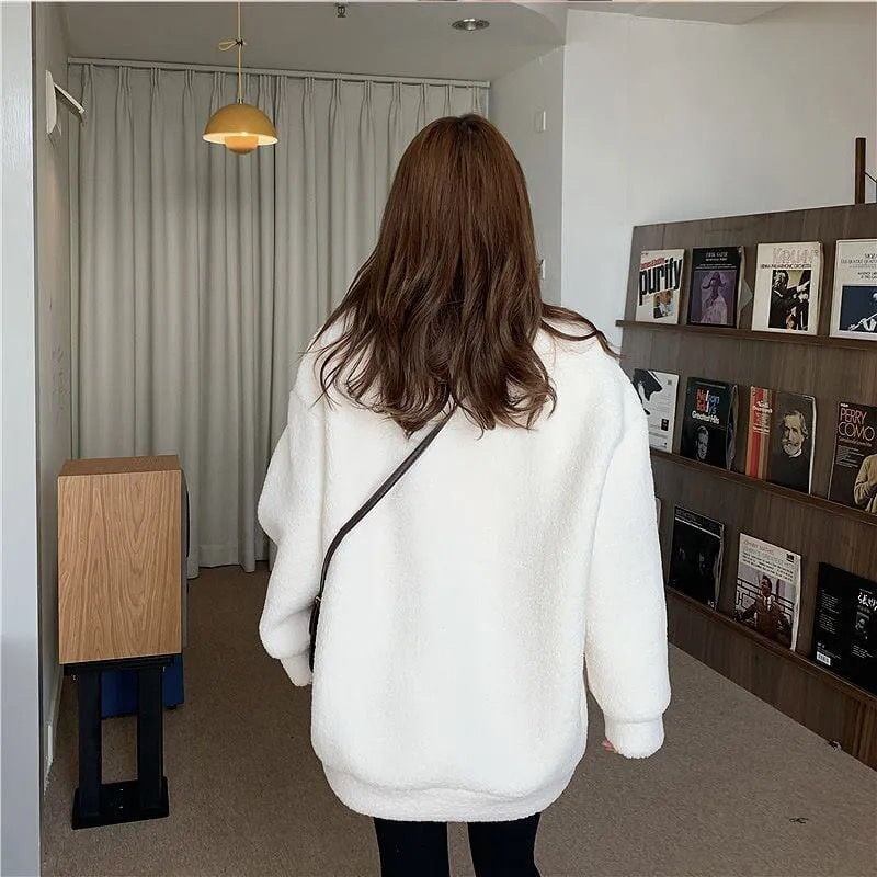 定番シンプル キュート カジュアル スウェット<S-5535>