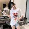 売り切れ必至 アクティブも綺麗も叶う 上品 プリント 全3色 半袖 Tシャツ <S-8990>