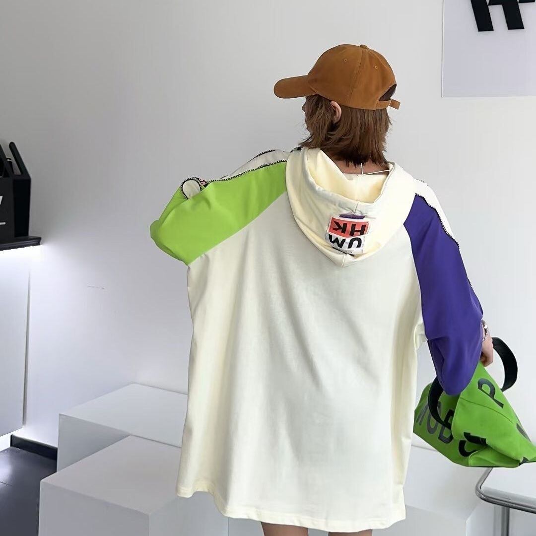 売り切れ必至 プリント カジュアル 切り替え 半袖Tシャツ カットソー＜S-8257＞