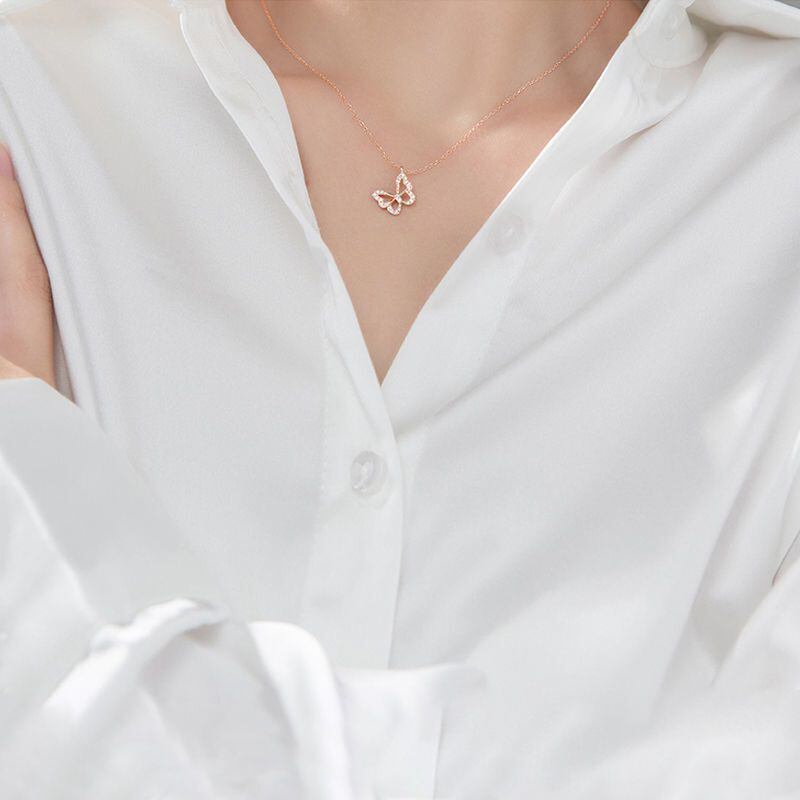 定番シンプル 美感いっぱい 清純甘くて女子力UP 2色 ネックレス アクセサリー＜S-12752＞