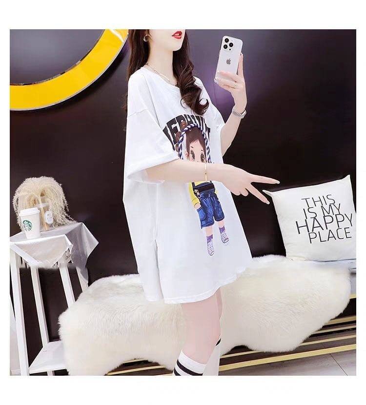 元気いっぱい プリントTシャツ ロング 半袖 ＜S-2840＞