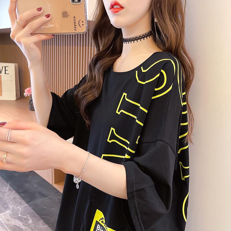スウィート 好感度UP 海外トレンド カジュアル 全3色 半袖 Tシャツ ＜S-11673＞