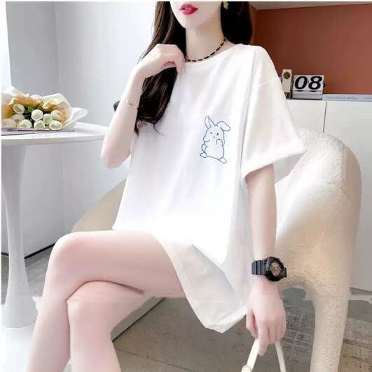 新商品 レース スウィートプリント 全2色 半袖Tシャツ ＜S-8715＞