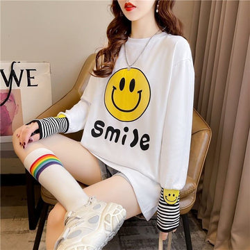 個性的なデザイン 切り替え 一目惚れ プリント Tシャツ カットソー＜S-3657＞