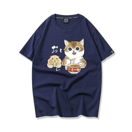 大好評 キュート 人気上昇中 着心地良い カジュアル プリント 全8色 半袖Tシャツ<S-9340>