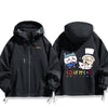 定番シンプル  防寒  撥水加工 バックビッグロゴ 男女兼用 3色展開 マウンテンパーカー <S-12702>