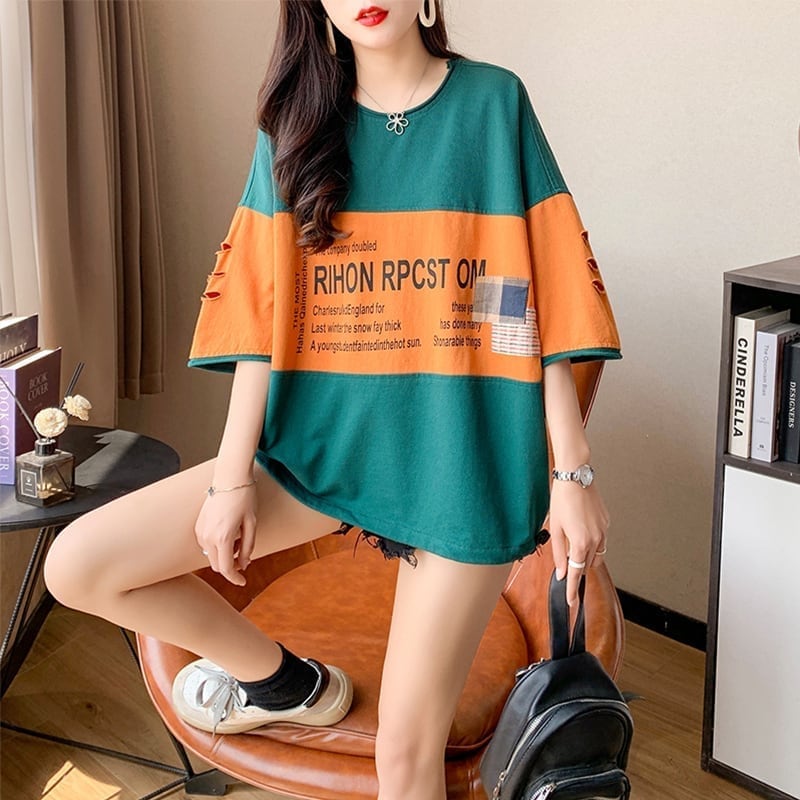 オシャレ度満点 3色選択可 美感いっぱい Tシャツ カットソー＜S-3042＞