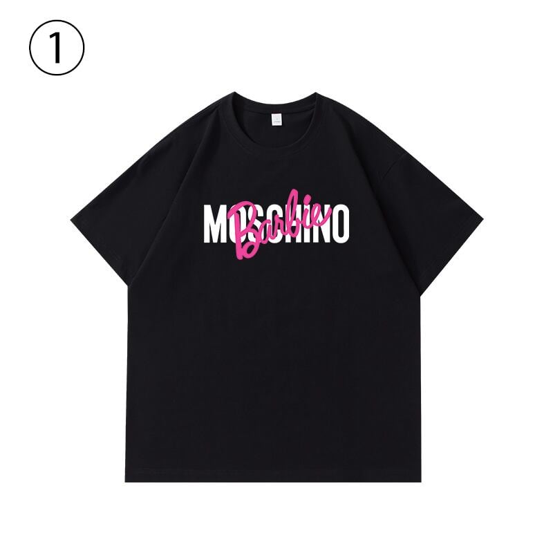絶対流行 カジュアル 早い者勝ち ルーズ プリント全3色 2種選択可 男女兼用 半袖Tシャツ<S-9030>