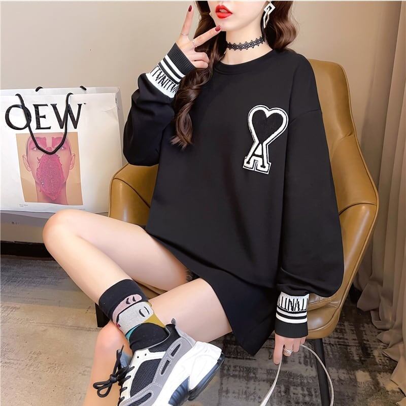 シンプル 切り替え ファッション プリント Tシャツ カットソー＜S-3664＞