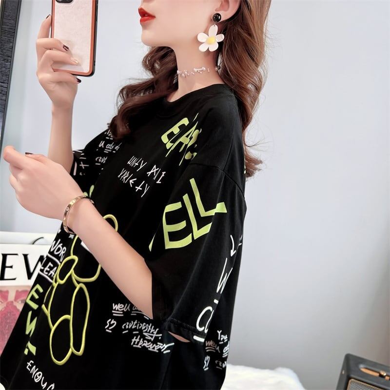 好感度満載 3色選択可 美感いっぱい Tシャツ カットソー トップス＜S-3052＞