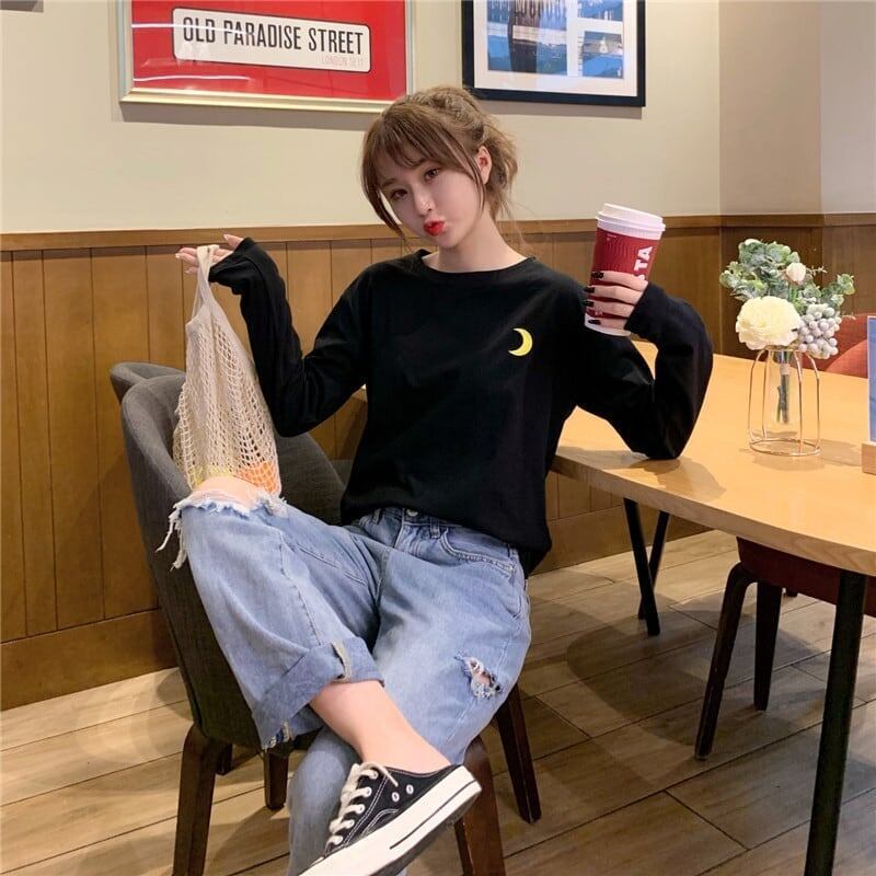 オシャレ度満点 プリント カジュアル Tシャツ カットソー＜S-3315＞