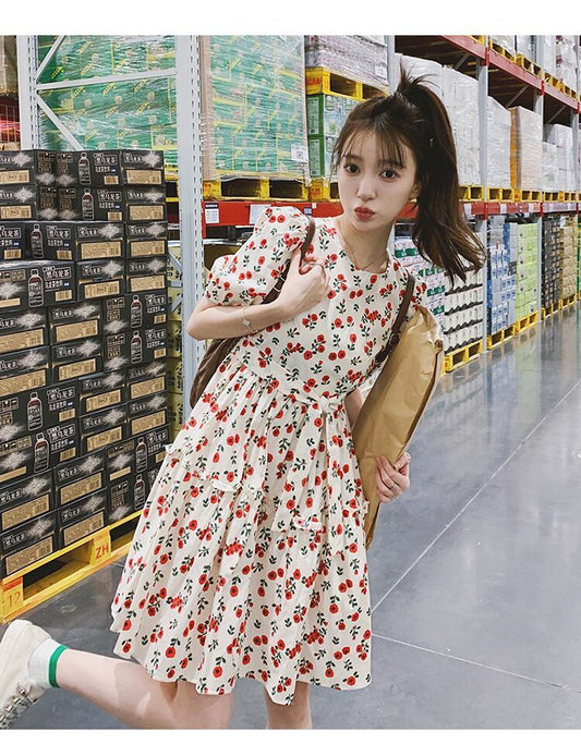 女子マスト 大注目 合わせやすい 上品 レース 切り替え ワンピース<S-11913>