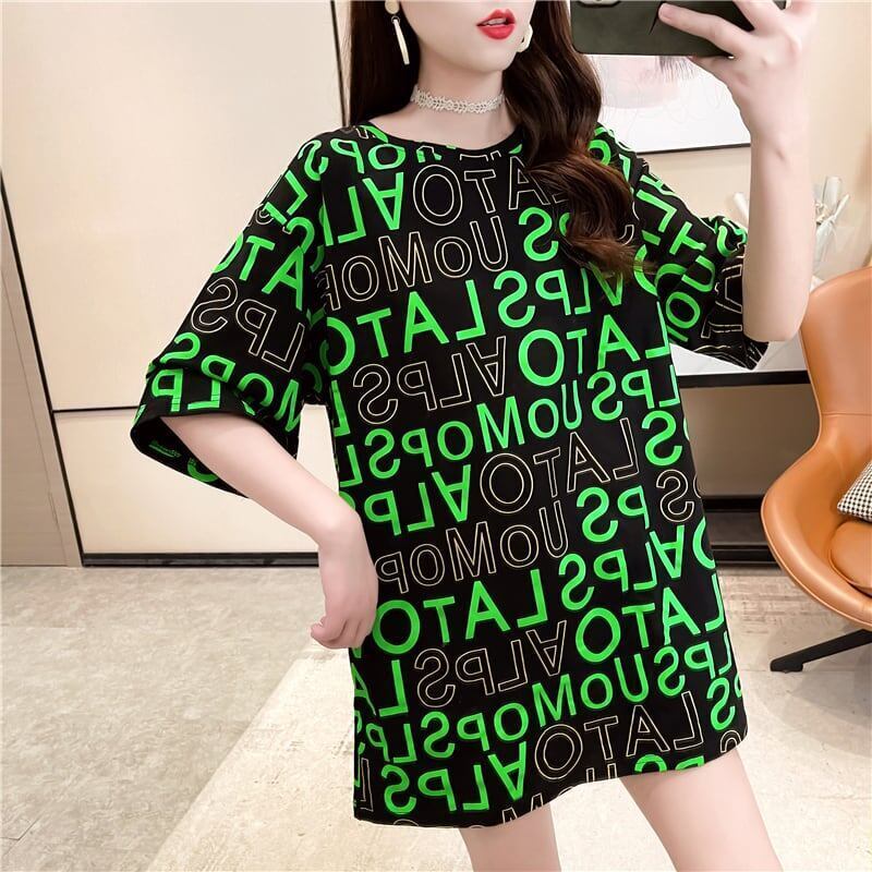 スタイリッシュ プリント 一目惚れ Tシャツ カットソー＜S-3307＞
