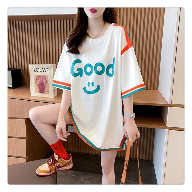 期間限定 プリント全2色 カジュアル 半袖Tシャツ カットソー ＜S-8603＞