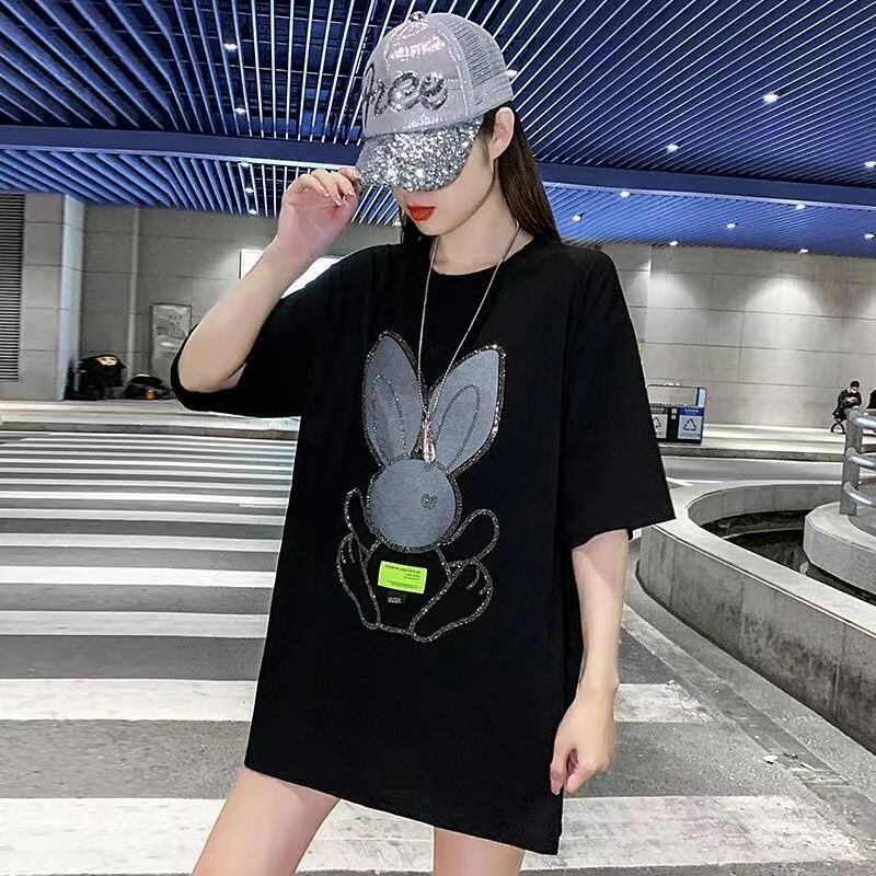 着回し力抜群 ホットダイヤモンド 新作 全2色 半袖Tシャツ カットソー ＜S-8703＞