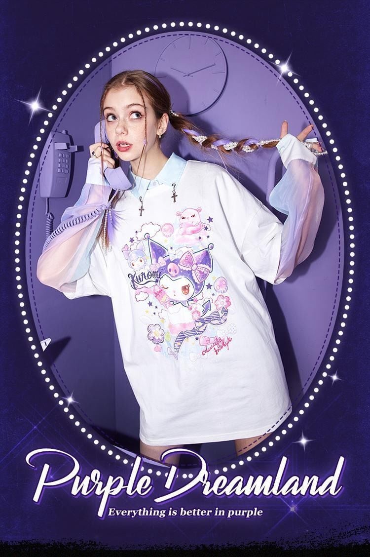 プリント ゆったり 半袖 Tシャツ <S-13129>
