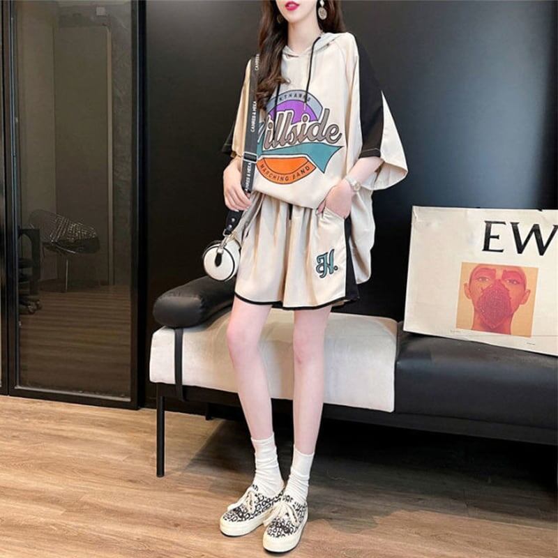 高級感溢れる Tシャツ＋ショートパンツ 好感度満載 セットアップ＜S-3473＞