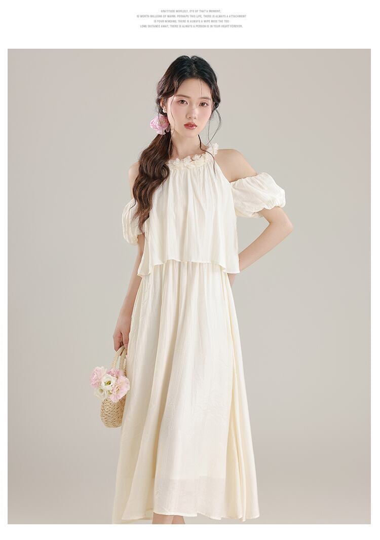 【人気急上昇中！】定番シンプル 大注目 合わせやすい 上品 レース 切り替え ワンピース<S-11926>