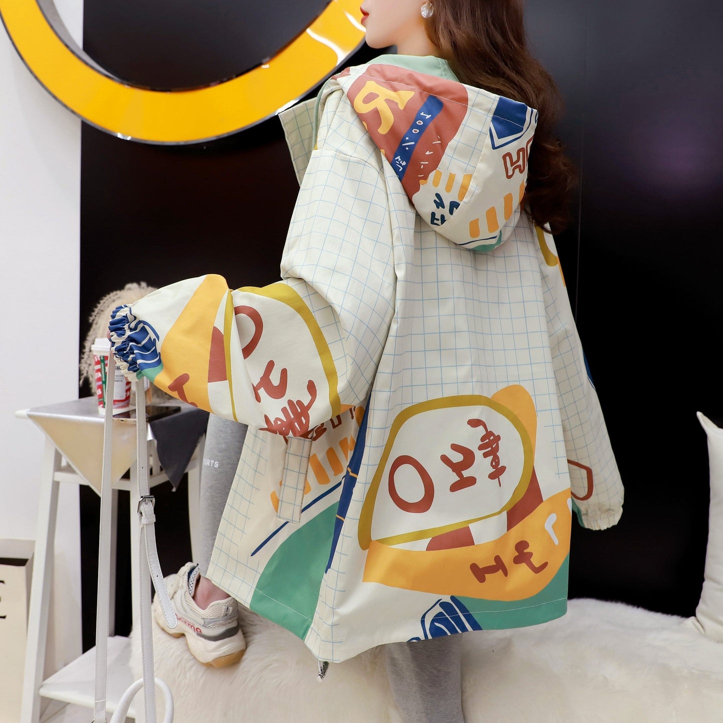 カジュアル プリント オシャレ度満点 ジャケット ブルゾン アウター＜S-2875＞