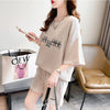 着心地抜群 切り替え 女性力を高める Tシャツ＋ショートパンツ セットアップ＜S-3553＞