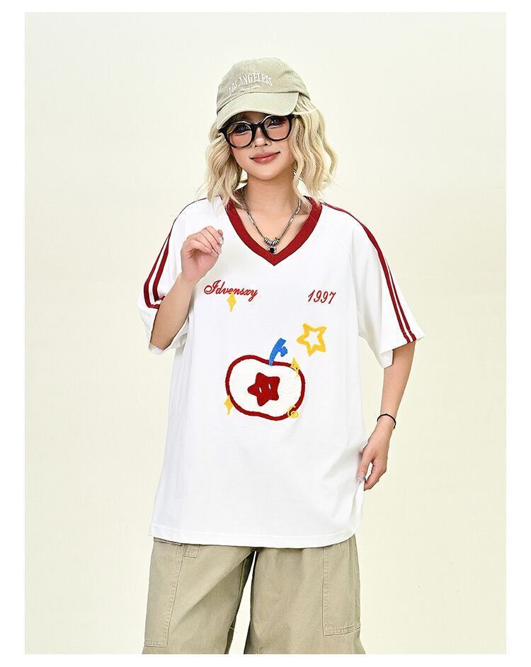 売り切れ必至 早い者勝ち 絶対流行 カジュアル 2色選択 Tシャツ<S-11545>