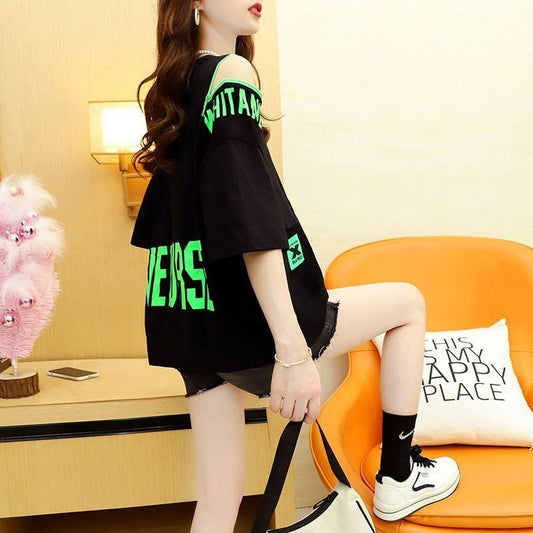 今季マストバイ プリント全3色 アバンギャルド 半袖Tシャツ＜S-8167＞