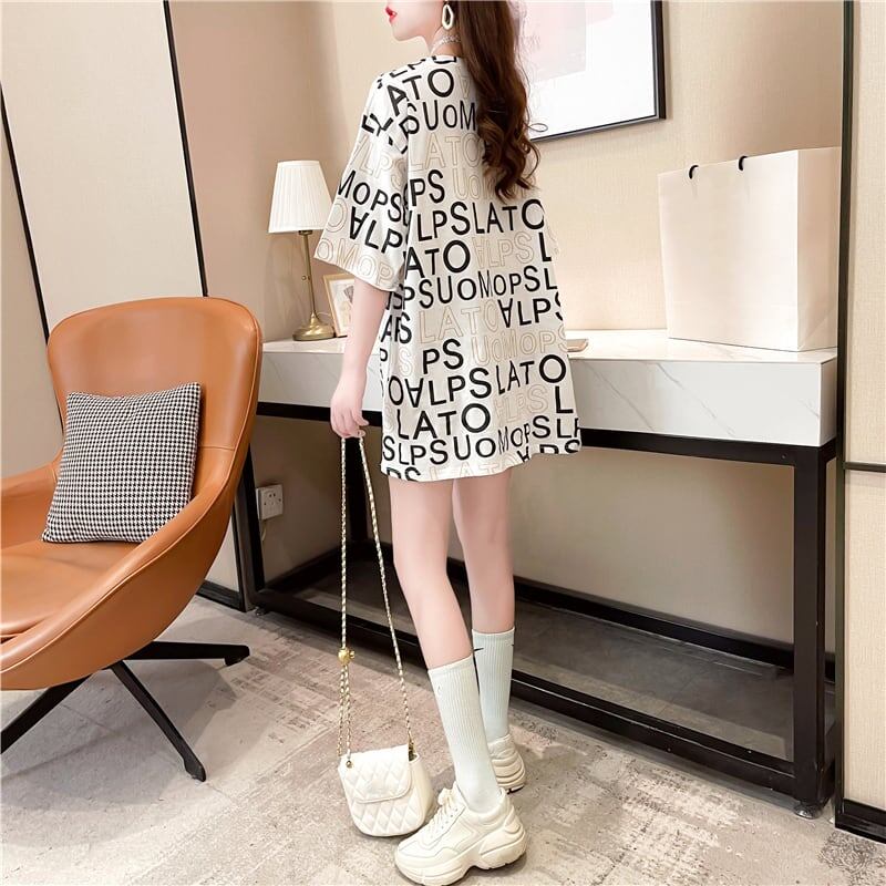 スタイリッシュ プリント 一目惚れ Tシャツ カットソー＜S-3307＞