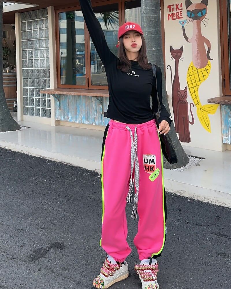絶対欲しい ファッション 個性派 スポーツパンツ<S-5847>