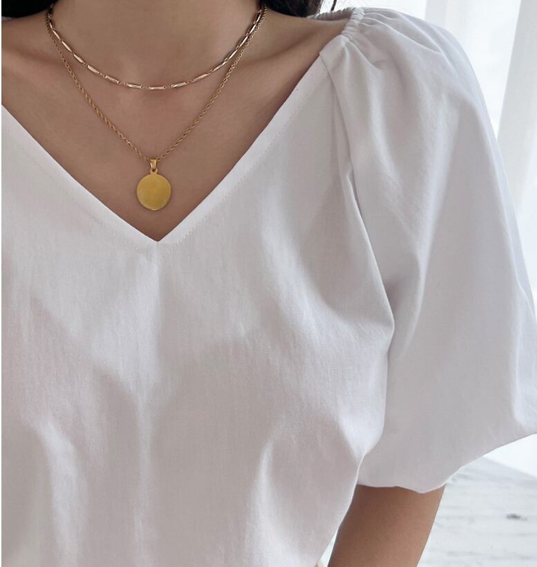 着?せ 売り切れ必至 着回し力抜群 全2色 Tシャツ <S-11922>