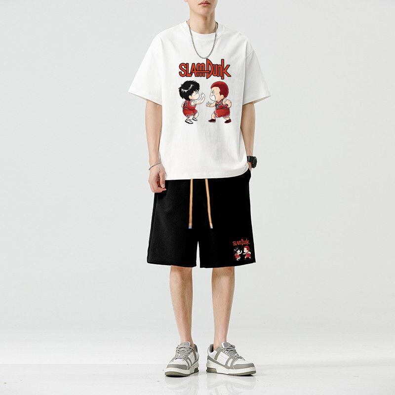 今季マストバイ ファッション男女兼用 超人気 半袖Ｔシャツⅹパンツセット全6色<S-6695>