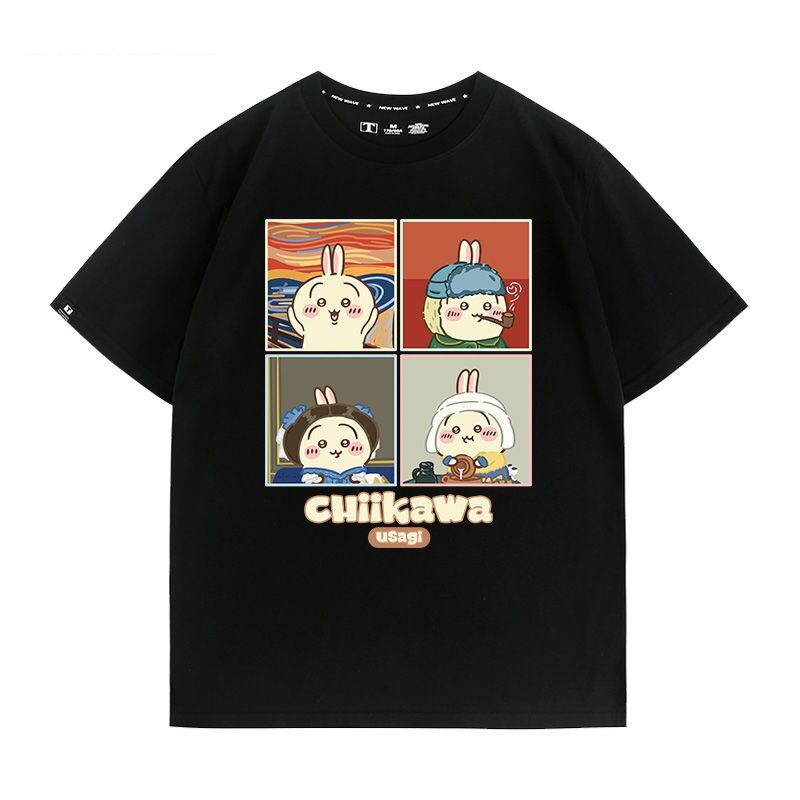 ベストセラーアイテム！ カジュアルプリント全5色 早い者勝ち 半袖Tシャツ 男女兼用<S-9124>