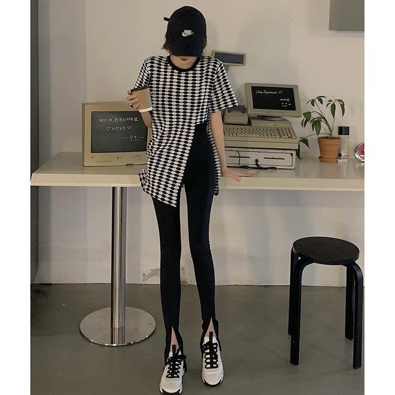 話題沸騰中 存在感抜群 上質 トレンドアイテム 個性派 着心地良い 半袖 Tシャツ <S-9287>