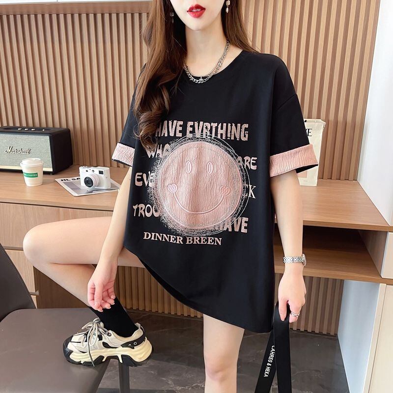 大好評 カジュアル 絶対欲しい キュート プリント全3色 半袖Tシャツ カットソー ＜S-8600＞