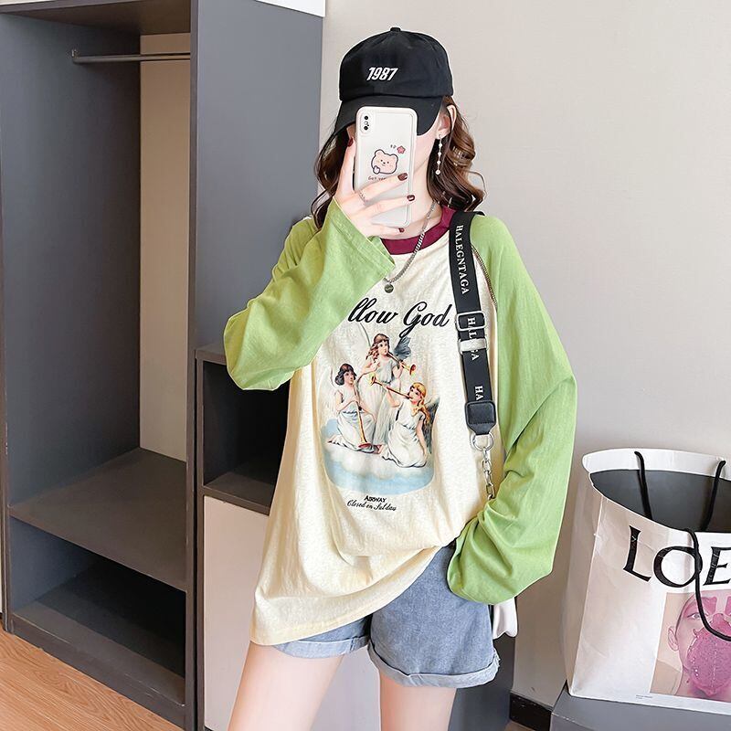 今季マストバイ 早い者勝ち 絶対流行 カジュアル 2色選択 Tシャツ<S-11671>