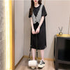個性的なデザイン プリント 一目惚れ Tシャツ カットソー ワンピース＜S-3490＞