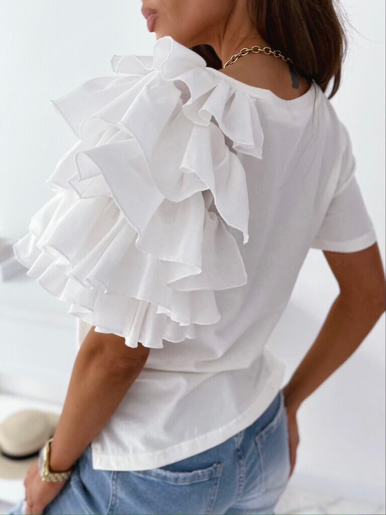 売れ筋 エレガント おすすめ 大好評 好感度UP カジュアル 全4色 Tシャツ＜S-11790＞