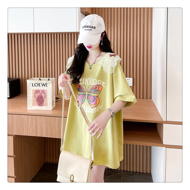 話題沸騰中 プリント ロゴ ゆったり 3色半袖Tシャツ＜S-8316＞