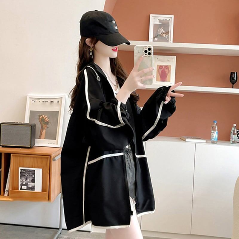 好感度満載 ゆったり感アップ 日焼け対策 ジャケット ブルゾン＜S-3086＞