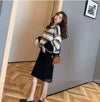 「上品な美しさ」女性らしい落ち着いたファッション  4色選択 ニットトップス<S-10696>
