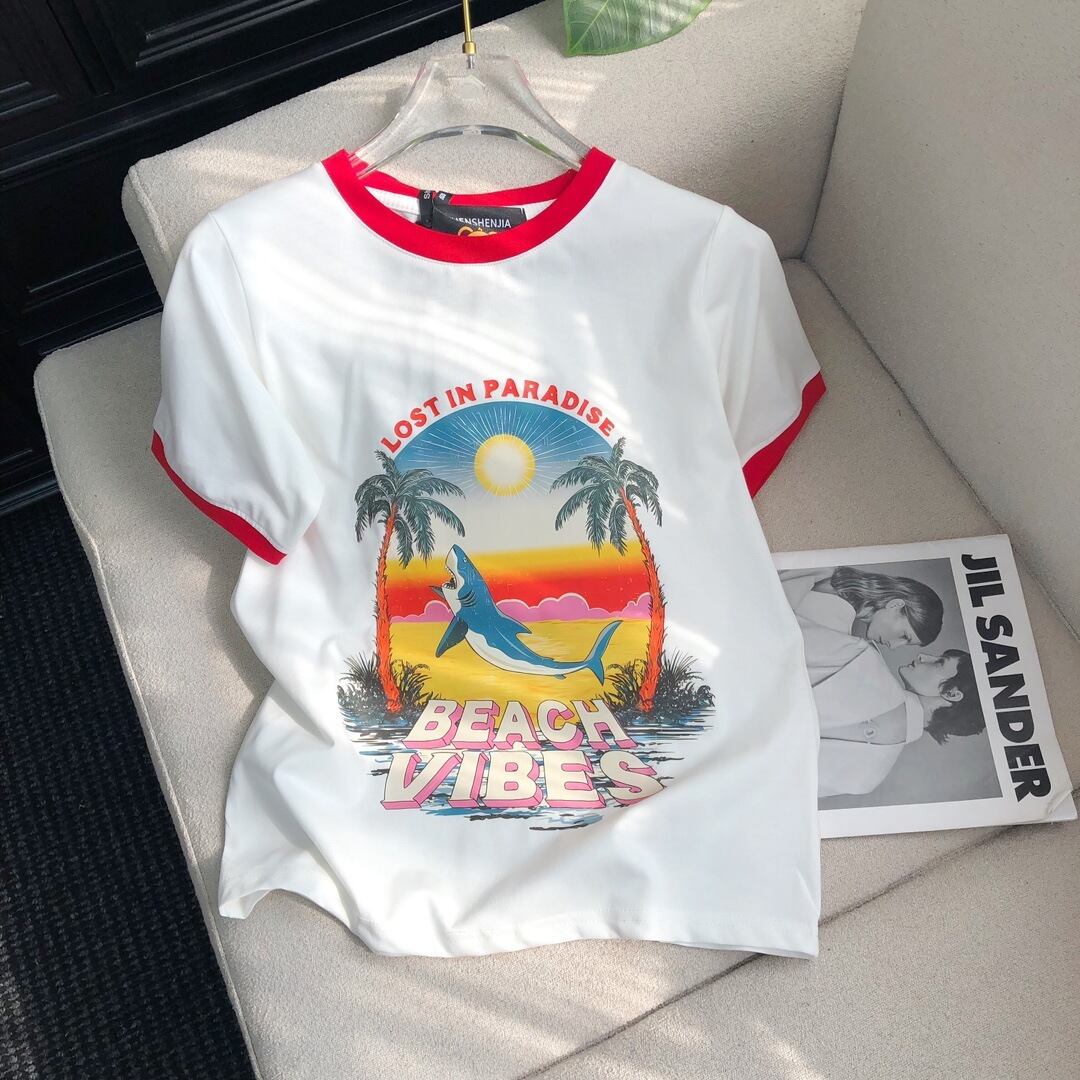 今季マストバイ 海外トレンド おすすめ 好感度UP カジュアル 全3色 半袖 Tシャツ＜S-11560＞