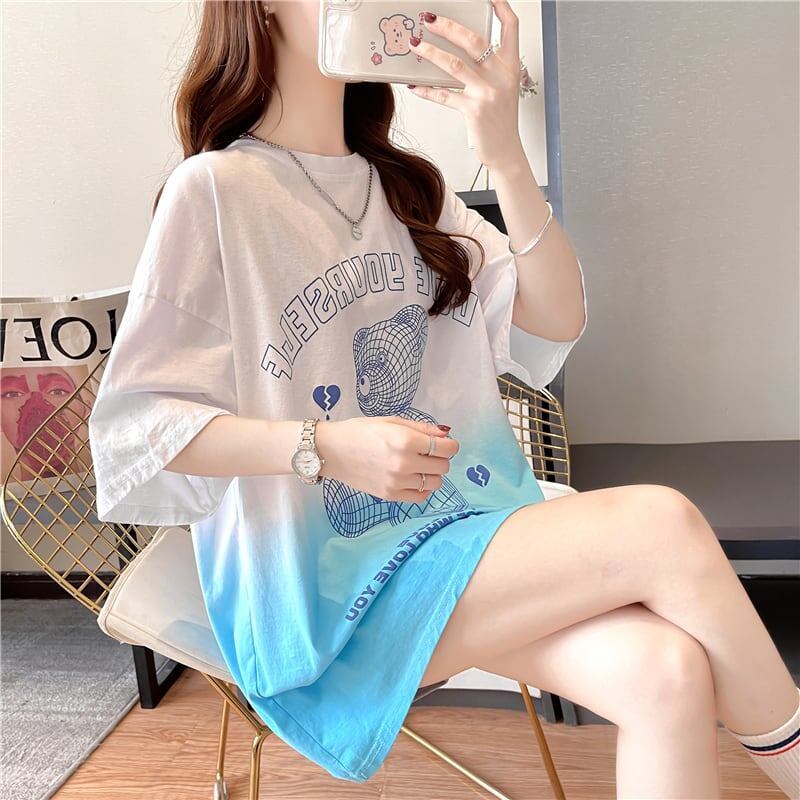 好感度満載 3色選択可 着心地抜群 グラデーション Tシャツ カットソー＜S-3225＞
