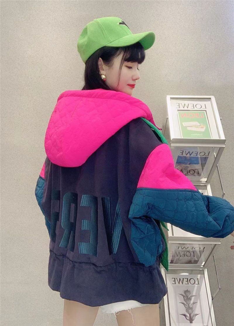 超人気 個性派 ファッション 裏起毛 厚 コート<S-5770>