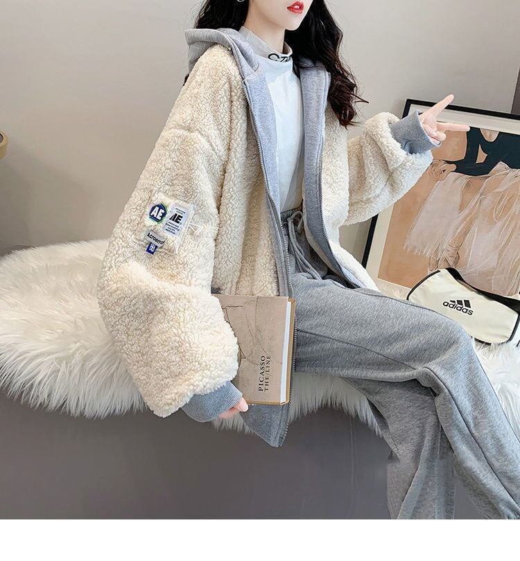 【裏起毛】今季マストバイ ルーズ ファッション 暖かい コート<S-5714>